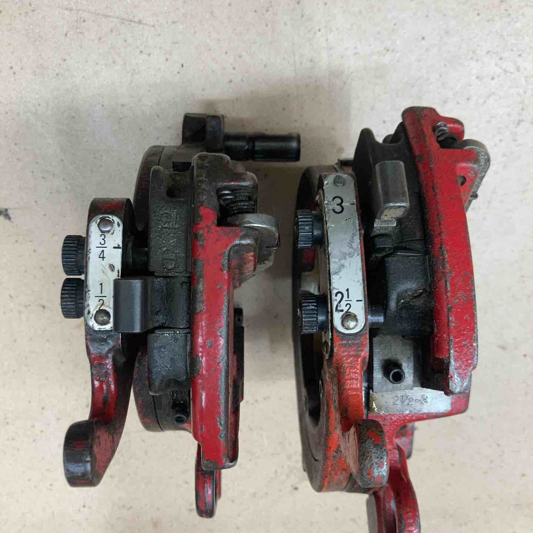 【中古品/店頭受取り限定】レッキス(REX) ねじ切り機 90A3 90AⅢ 旋盤 自動切上ダイヘッド2個付属【東大和店】