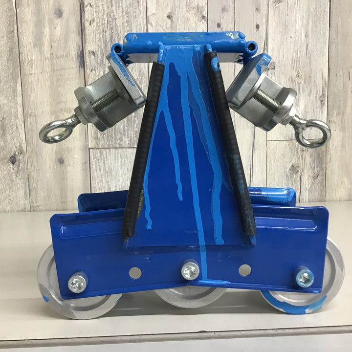 【中古品】ダイワ製作所 ケーブルラック用 3連ローラー バイス付 ①【戸田店】