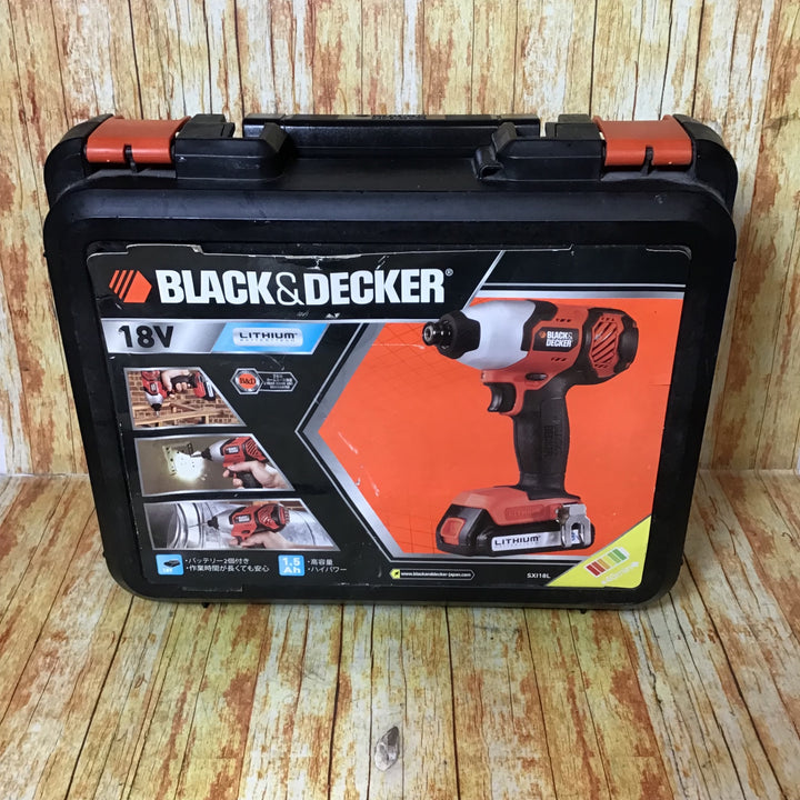 ブラック&デッカー 18Vインパクトドライバ SXI18L【川崎店】