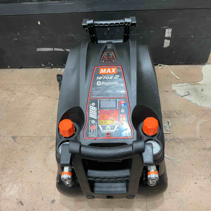 ★マックス(MAX) エアコンプレッサー AK-HH1270E2_ブラック【草加店】