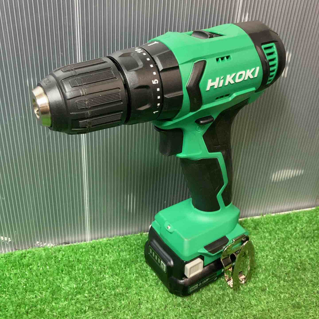 【中古品】◇ハイコーキ(HIKOKI ※旧:日立工機) コードレス振動ドリルドライバー DV12DA(2BS)バッテリー2個、充電器付き【岩槻店】