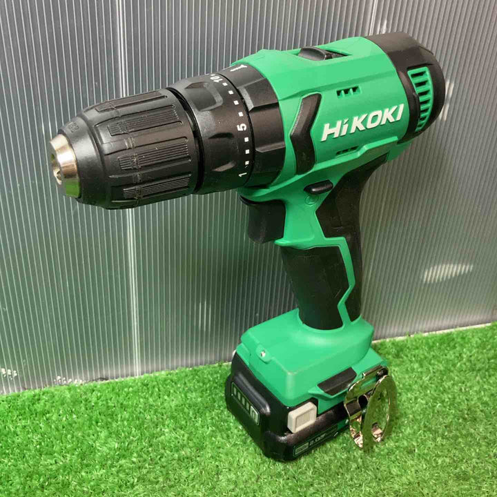 【中古品】◇ハイコーキ(HIKOKI ※旧:日立工機) コードレス振動ドリルドライバー DV12DA(2BS)バッテリー2個、充電器付き【岩槻店】