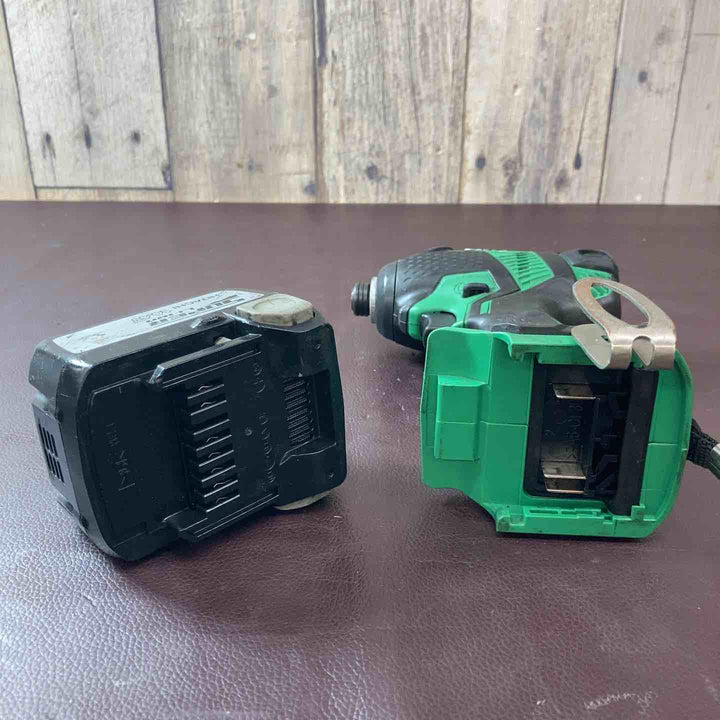 【中古品】ハイコーキ(HIKOKI ※旧:日立工機) コードレスインパクトドライバー WH14DKL(NN)(L) バッテリー1個付属【東大和店】