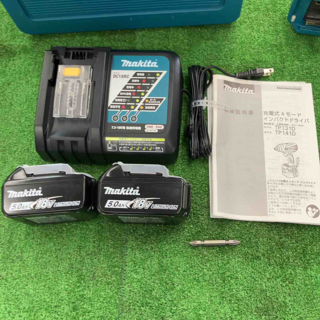 【特別特価！未使用】 マキタ(makita) コードレス4モードインパクトドライバー TP141DRTX【桶川店】