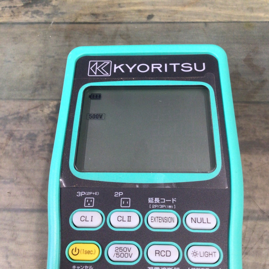 KYOURITSU 電気備品定期点検試験器 KEW 6206 【東大和店】