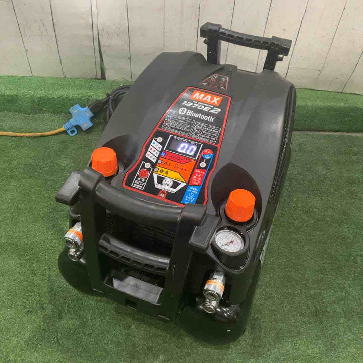 ★マックス(MAX) エアコンプレッサー AK-HH1270E2_ブラック 動作確認済【川口店】