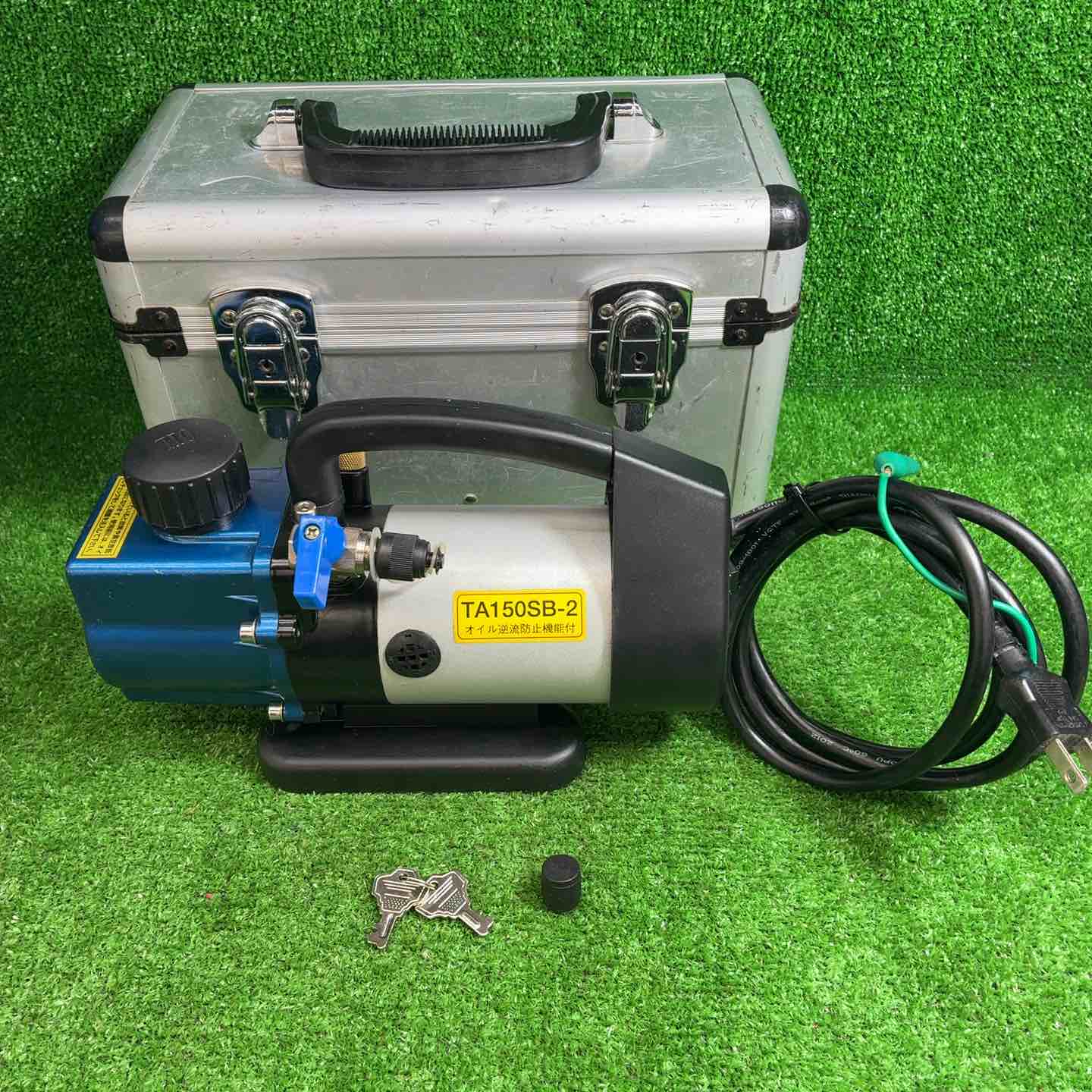【エコツール豊田インター店】TASCO TA150SB-2 ウルトラミニツーステージ真空ポンプ(逆止弁付)　【愛知県/豊田インター店/工具】 オイル逆流防止弁付ウルトラミニツーステージ真空ポンプ | 株式会社