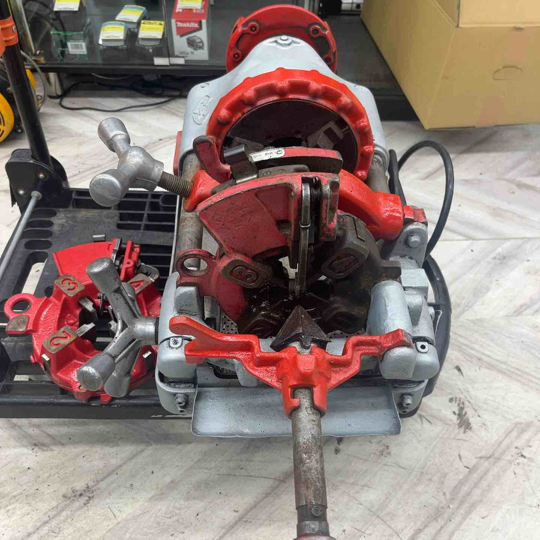 【店頭受取り限定】ねじ切り機 レッキス(REX) N50AIII　ダイヘッド2個つき【越谷店】