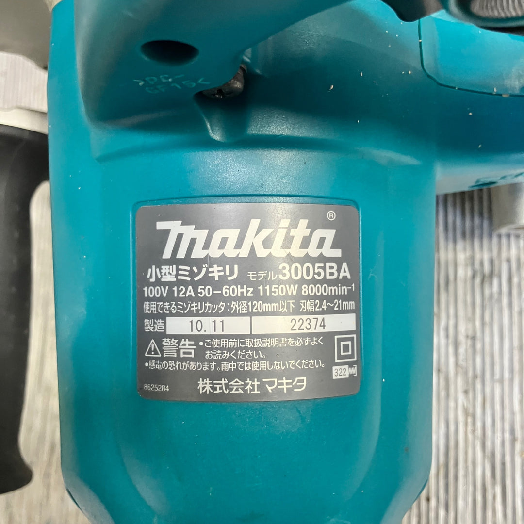 ☆マキタ(makita) 小型ミゾキリ 溝切  3005BA【草加店】