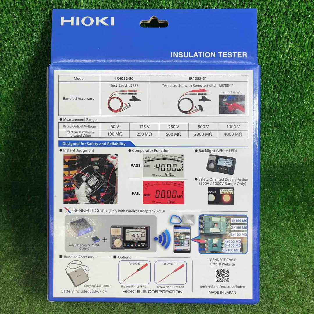 日置電機(HIOKI) 絶縁抵抗計 IR4052-91【藤沢店】