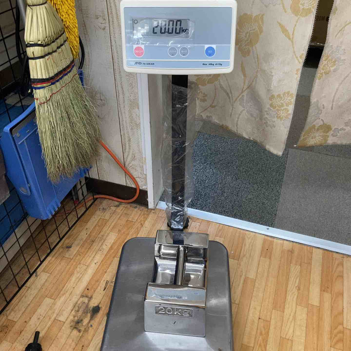【中古品】メーカー不明 ステンレス分銅 枕型 20kg 2個セット ケースあり 2個口発送【柏店】