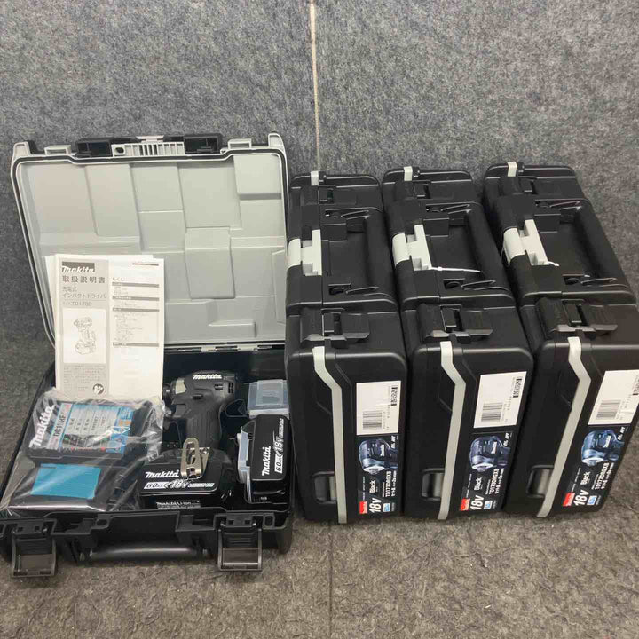 未使用 マキタ makita 18V インパクトドライバ TD173DRGXB 黒 フルセット  4台セット 送料無料 【鴻巣店】