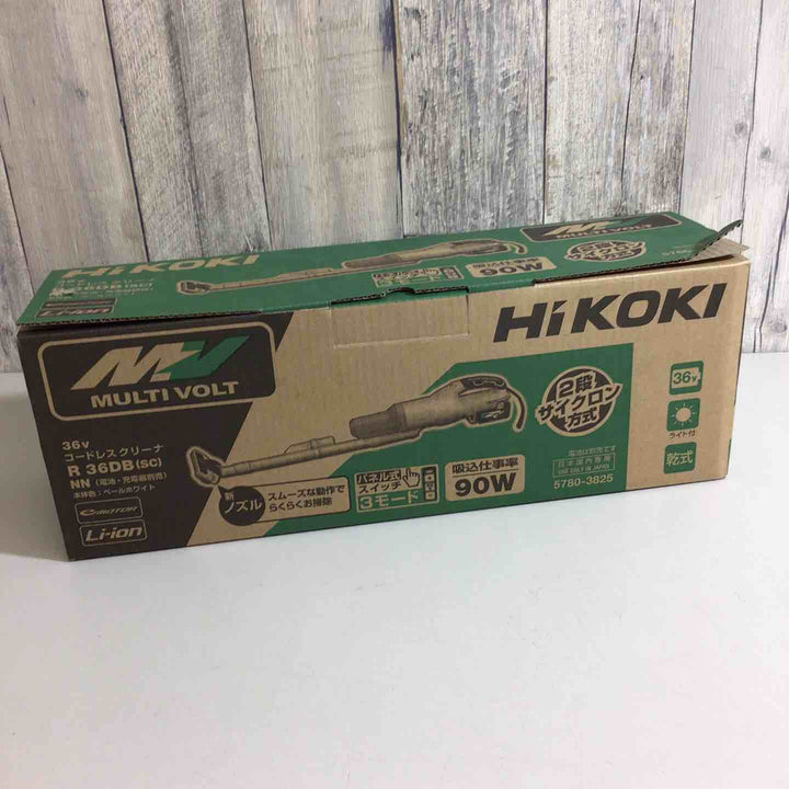 【未使用品】★ハイコーキ(HIKOKI ※旧:日立工機) コードレスクリーナー R36DB(SC)(NN)【戸田店】