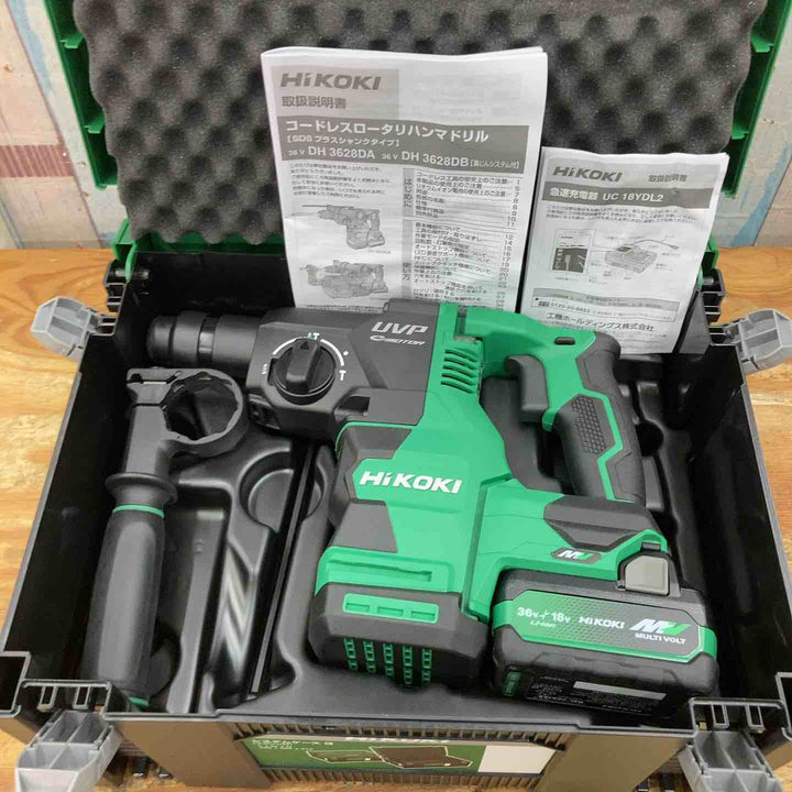 ★ハイコーキ(HIKOKI ※旧:日立工機) コードレスハンマドリル DH3628DA(2XPZ)【柏店】