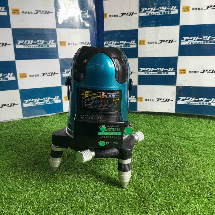◇YAMASHIN 山真グリーンエイリアン レーザー墨出器 GA-04【草加店】