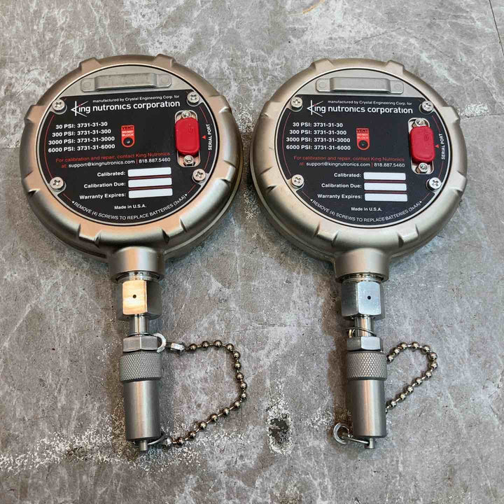 【現状品】アメテック(AMETEK) Crystal デジタル圧力テストゲージ 6000PSI XP2i 圧力キャリブレータ 2個セット 保証なし【八潮店】