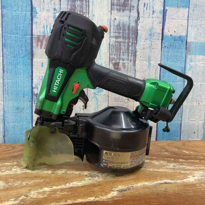 ★ハイコーキ(HIKOKI ※旧:日立工機) 高圧エア釘打ち機 NV65HR(NL)【柏店】