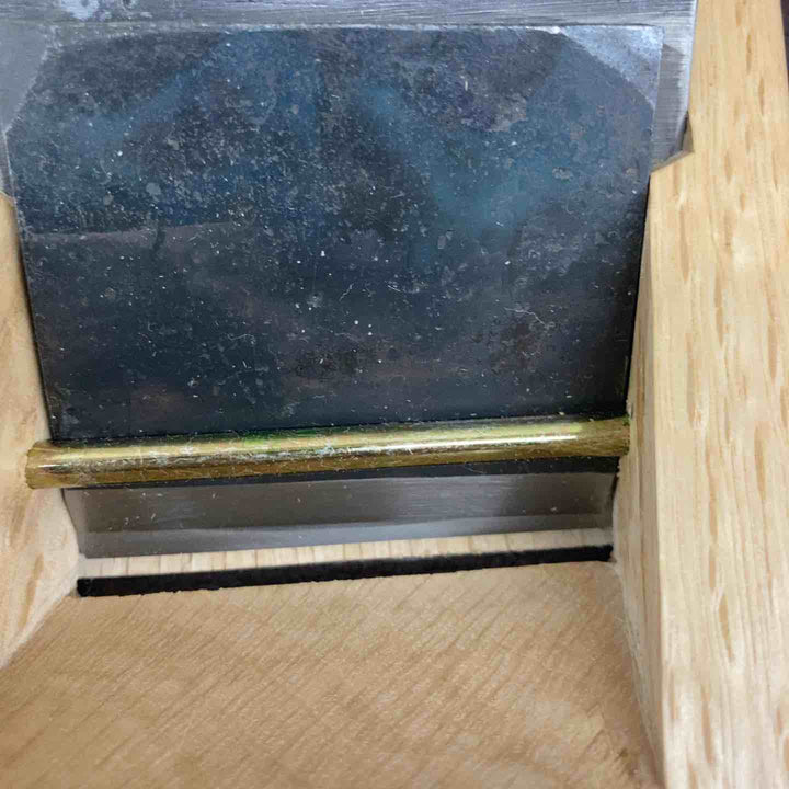 【未使用(店頭展示品)】鉋(かんな) 松炭鍛造 橘三代 左近 ナナメ仕込 小片秀司作【東大和店】
