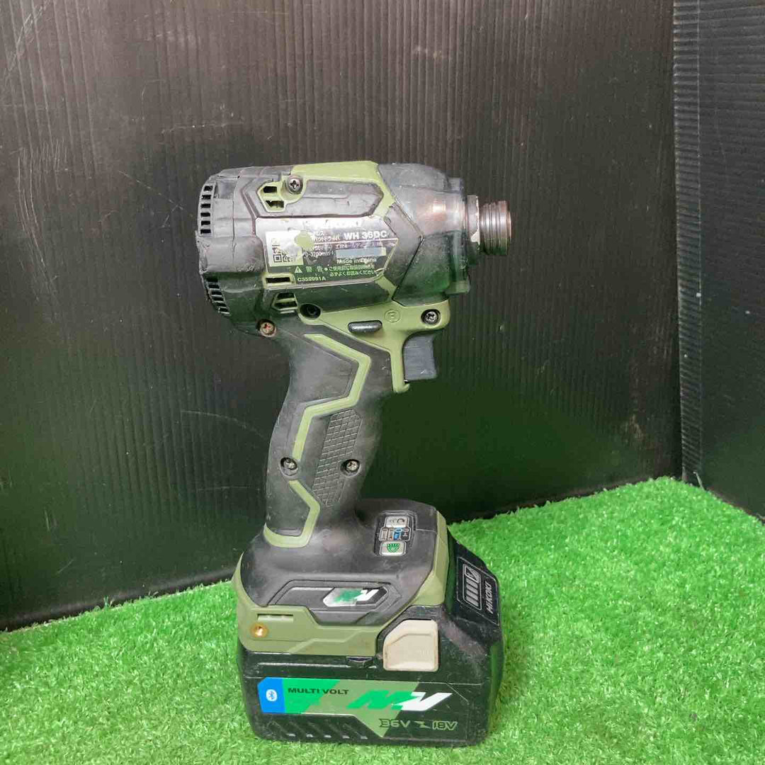 ★ハイコーキ(HIKOKI ※旧:日立工機) コードレスインパクトドライバー WH36DC(2XPSZ)(G) ※バッテリー1個のみ【岩槻店】