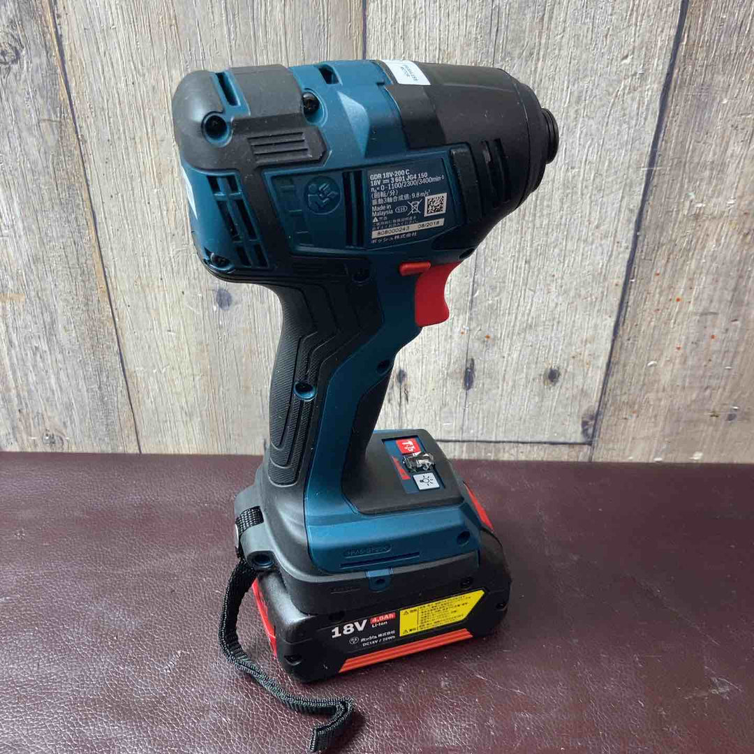 【中古美品】 ボッシュ(BOSCH) コードレスインパクトドライバー GDR18V-200C 【東大和店】