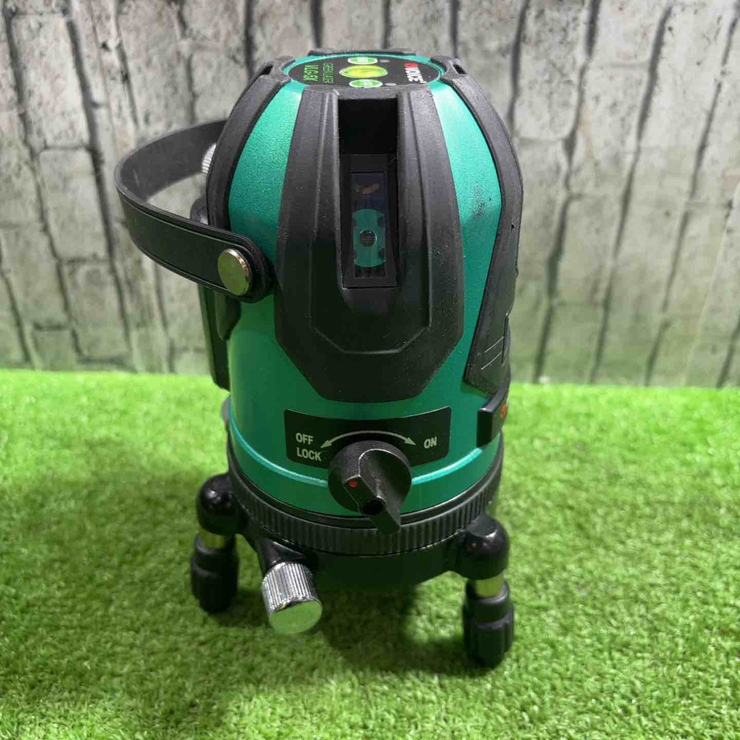 ◇VOICE レーザー墨出し器 5ライングリーンレーザー 矩十字・横 VLG-5X【川口店】