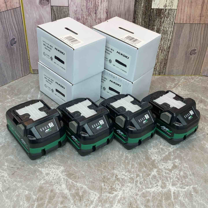 ハイコーキ(HIKOKI ※旧:日立工機) リチウムイオンバッテリー 36V/2.5Ah BSL36A18X　4個セット【八潮店】