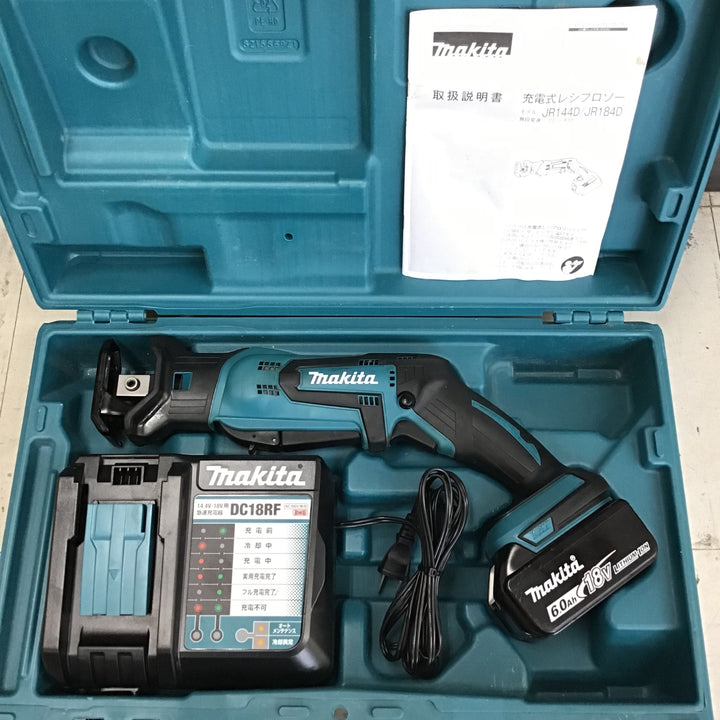 【中古美品】 マキタ/makita 18V レシプロソー JR184DRG ■6.0Ah純正バッテリー充電回数2回！■ 【鴻巣店】