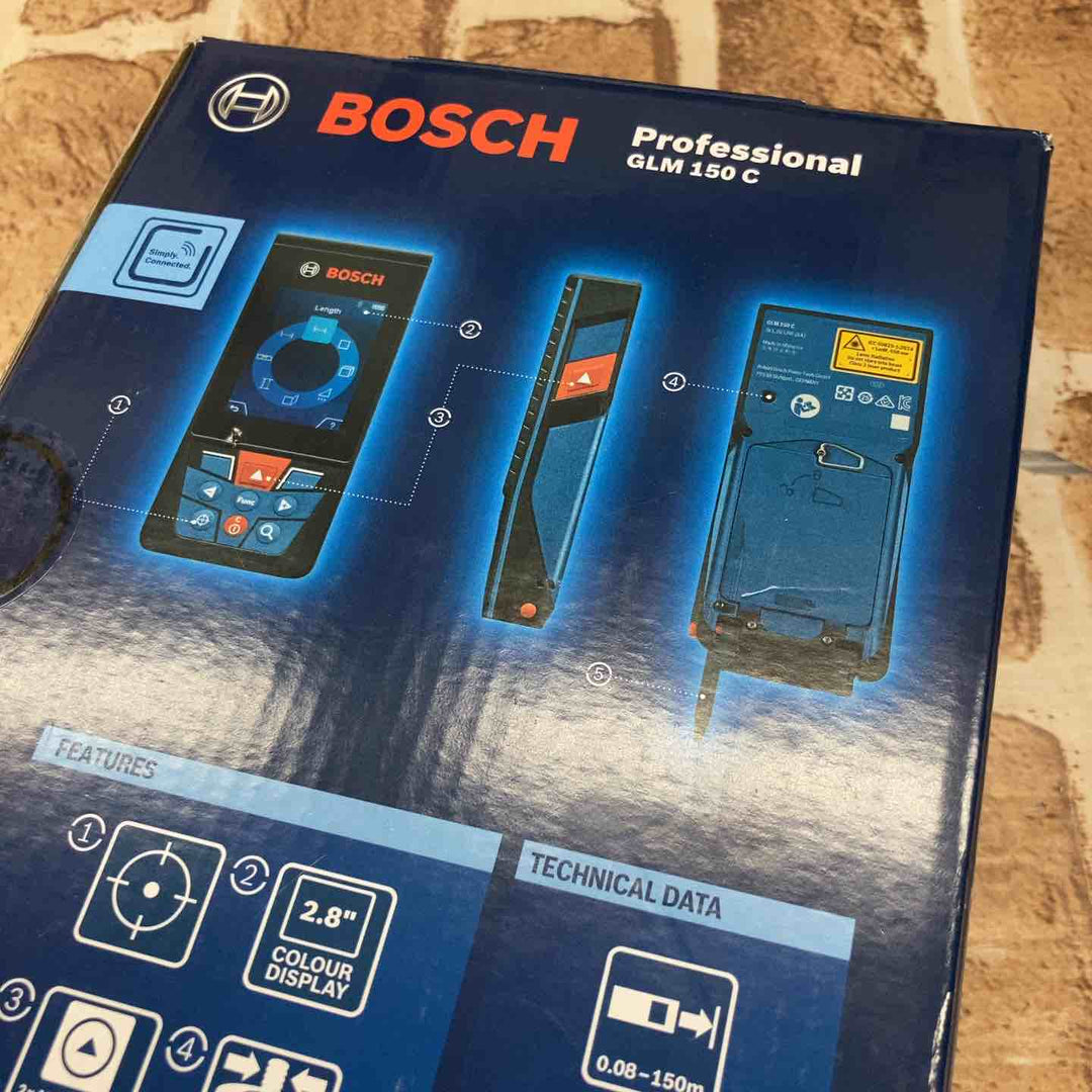 ◇ボッシュ(BOSCH) データ転送レーザー距離計 GLM150C【所沢店】
