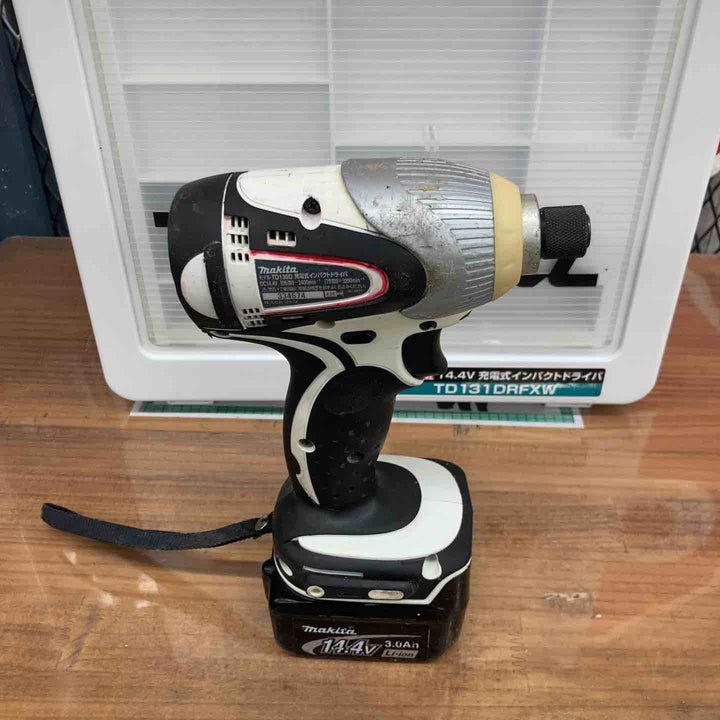 【中古品】★マキタ makita 14.4V コードレスインパクトドライバー TD130DRFX【八潮店】