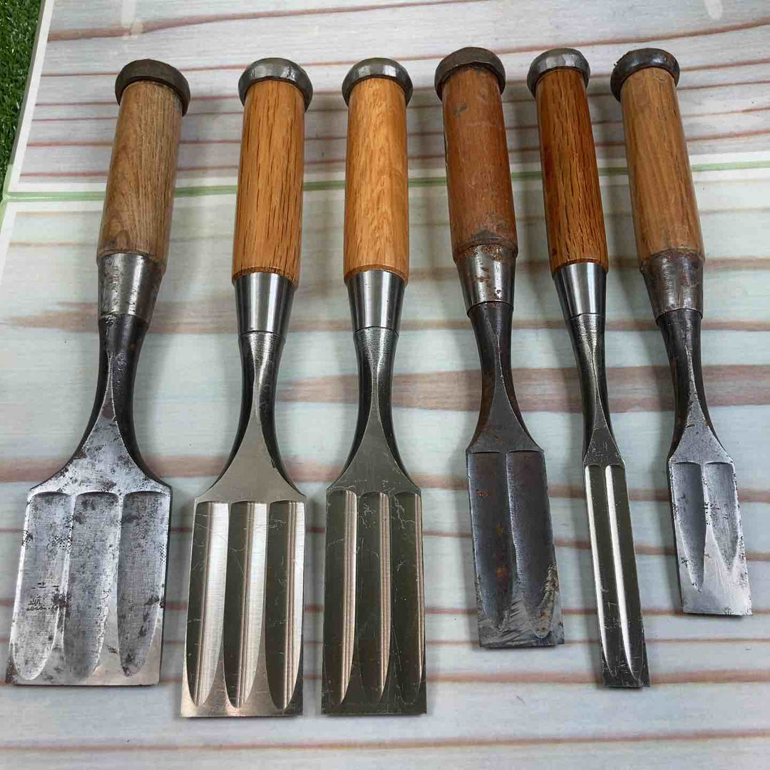 鑿 銘：助丸 墨流し６本組【川崎店】