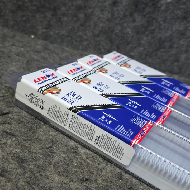 【未使用未開封品・4パックまとめ売り！】レノックス(LENOX) 200mm セーバーソーブレード 25枚入 20535B850R【桶川店】