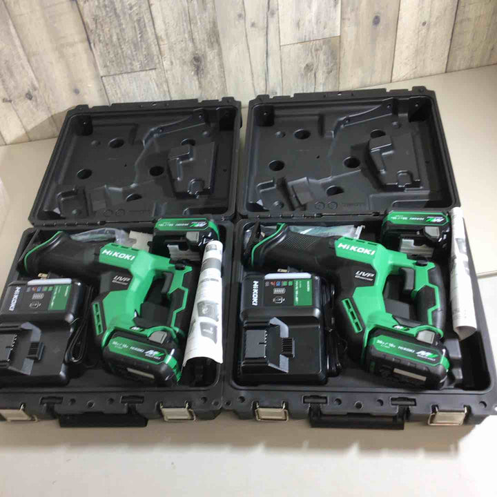【未使用品】ハイコーキ(HIKOKI ※旧:日立工機) コードレスセーバーソー CR36DMA(2XPZ) 2台セット【戸田店】