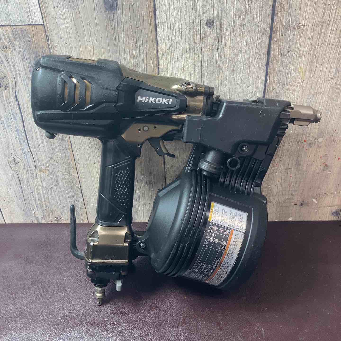 中古品】 ハイコーキ(HIKOKI ※旧:日立工機) 高圧エア釘打ち機 NV90HR2