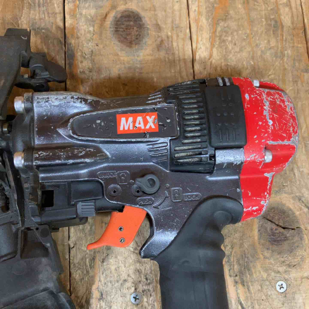 【動作良好】★マックス(MAX) 高圧エア釘打ち機 HN-65Z1-G【所沢店】