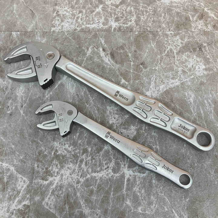 Wera ヴェラ セルフセッティングスパナ 自動調整  Joker 600 XXL(24～32mm)、6004 L(16～19mm) セット【八潮店】
