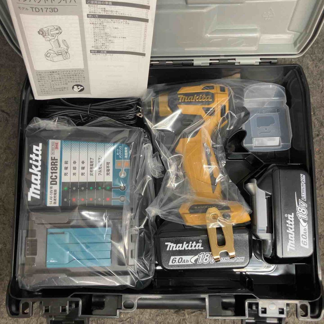 ☆マキタ(makita) コードレスインパクトドライバー TD173DGXPY LTX20周年限定色 プレミアムイエロー【鴻巣店】