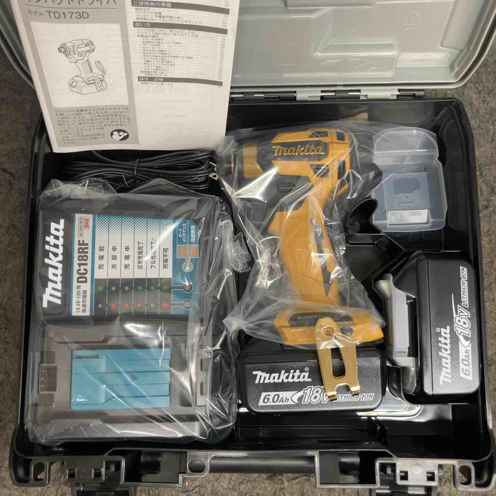 ☆マキタ(makita) コードレスインパクトドライバー TD173DGXPY LTX20周年限定色 プレミアムイエロー【鴻巣店】