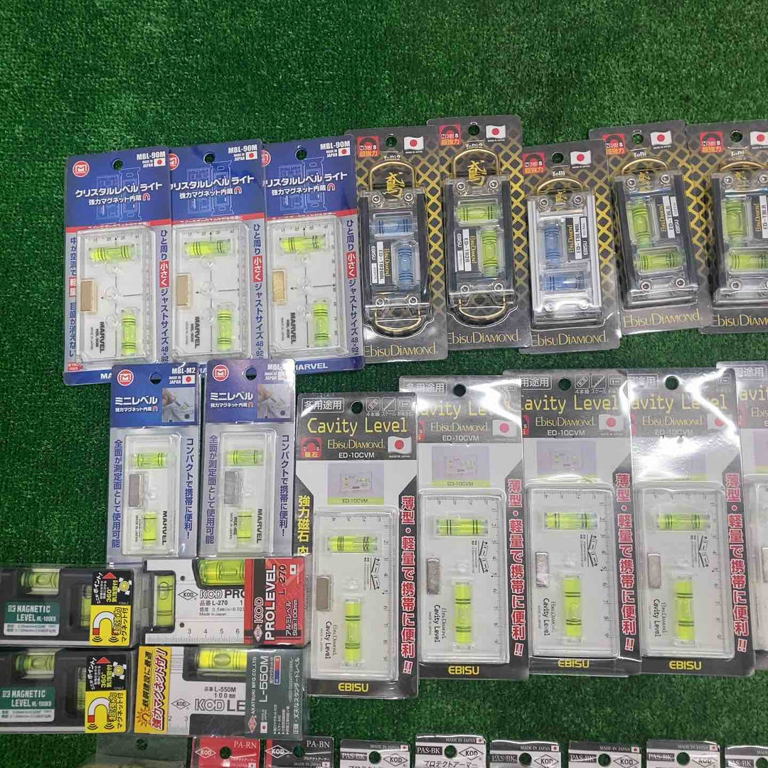 18go【未開封/送料無料】水平器 磁石モデル マグネット付き 40個まとめ売り エビスダイヤモンド KOD シンワ等【川越店】