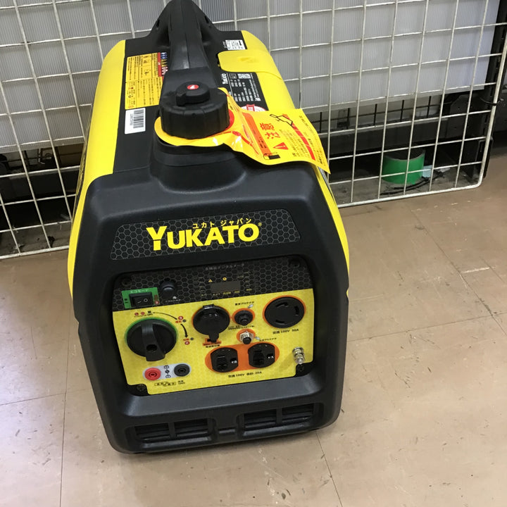 YUKATO インバーター発電機 定格出力1.8kVA ポータブル発 小型 家庭用 50Hz/60Hz切替 防音型 高出力正弦波インバーター搭載 過負荷保護 ガソリン発電機 PSE認証 軽量 アウトドア レジャー 防災 備蓄 災蓄 非常用 (定格出力1.8kVA)【草加店】