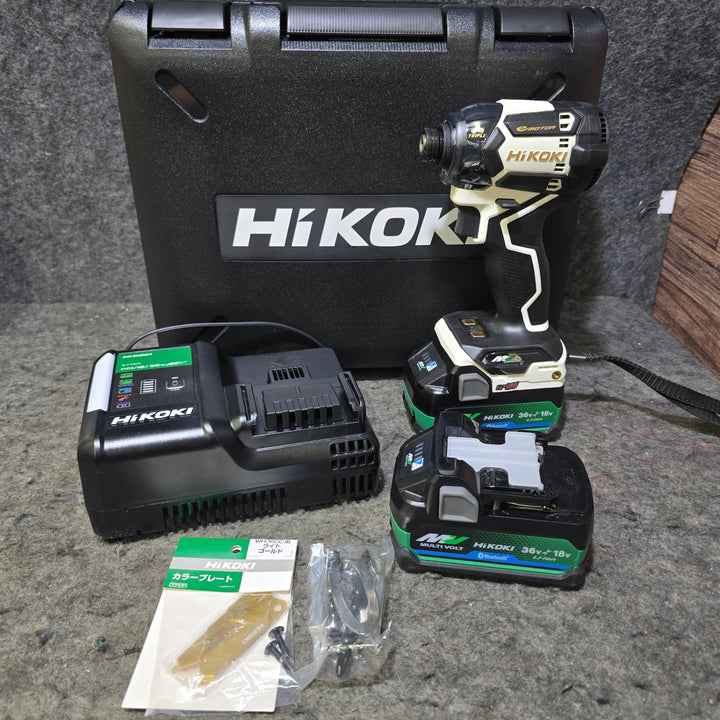 【未使用品・第二世代マルチボルト付属！】ハイコーキ(HIKOKI ※旧:日立工機) コードレスインパクトドライバー WH36DC(2XPWG)【桶川店】