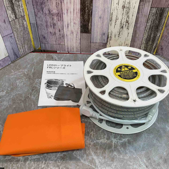 【未使用品】◇富士倉 LEDロープライト 白 10m FRL-W10M【八潮店】