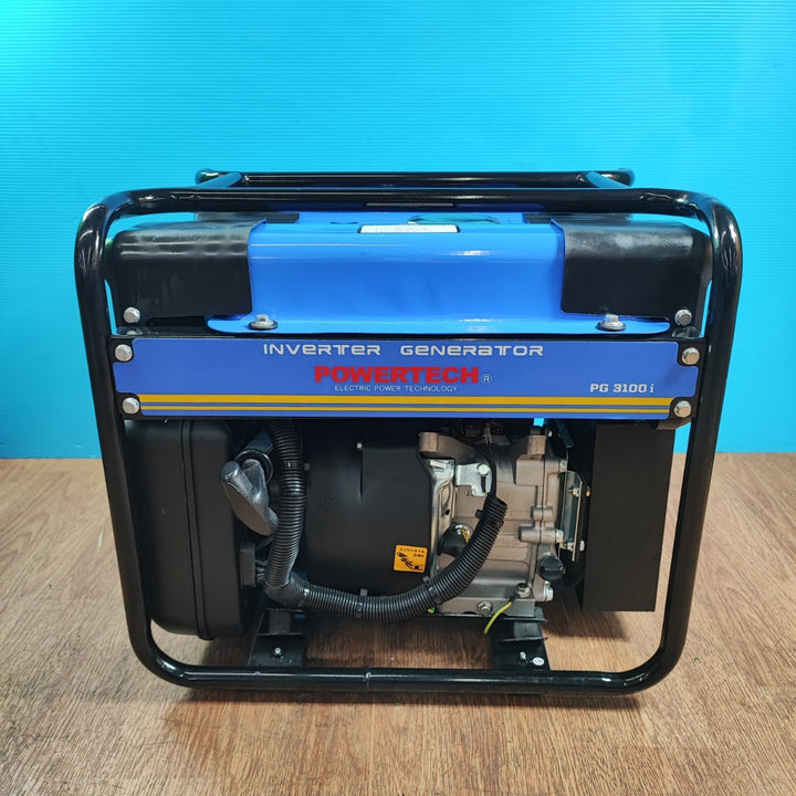 【店頭受取り限定】POWERTECH【パワーテック発電機】インバーター発電機PG3100i 小型軽量ボディ・低燃費・低騒音・長時間運転【岩槻店】