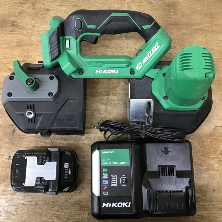 ★ハイコーキ(HIKOKI ※旧:日立工機) コードレスバンドソー CB18DBL(S)(LXPK)刃欠品【柏店】