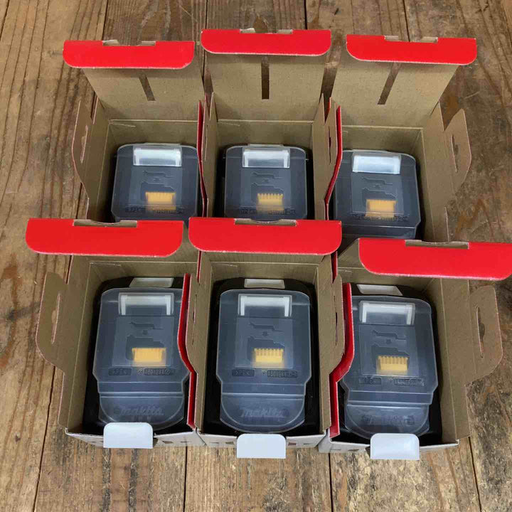 【未使用品】純正品 マキタ(makita) リチウムイオンバッテリー 18V/6.0Ah BL1860B 6個セット まとめ売り【所沢店】