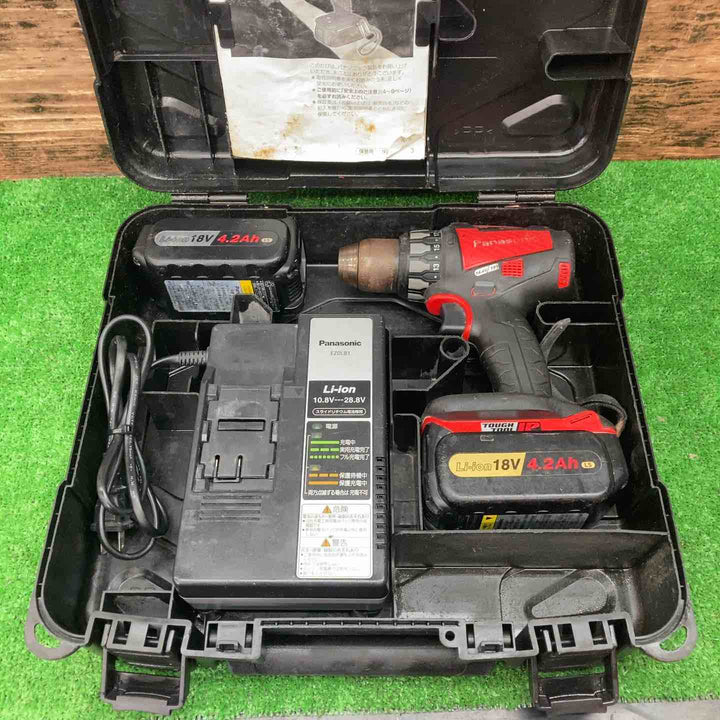 ★パナソニック(Panasonic) コードレスドリルドライバー EZ74A2LJ2G-R【川越店】