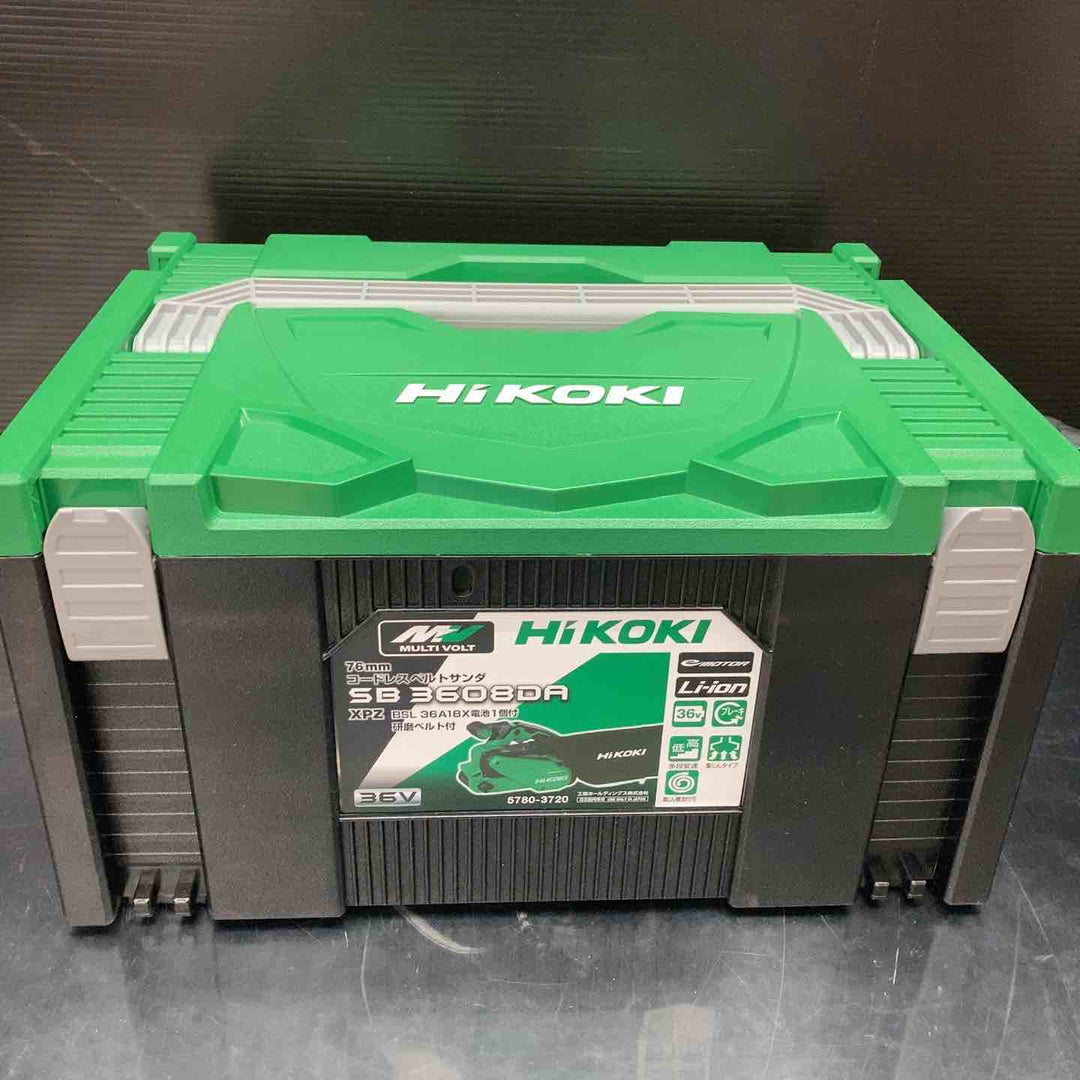 ★ハイコーキ(HIKOKI ※旧:日立工機) コードレスベルトサンダー SB3608DA(XPZ)【川越店】