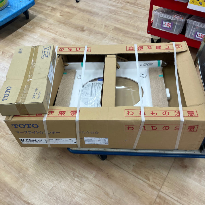 【店頭受取り限定】◇TOTO マーブライトカウンター ML55 陶器タイプ 洗面台 カウンター奥行 550mm【電材館越谷店】