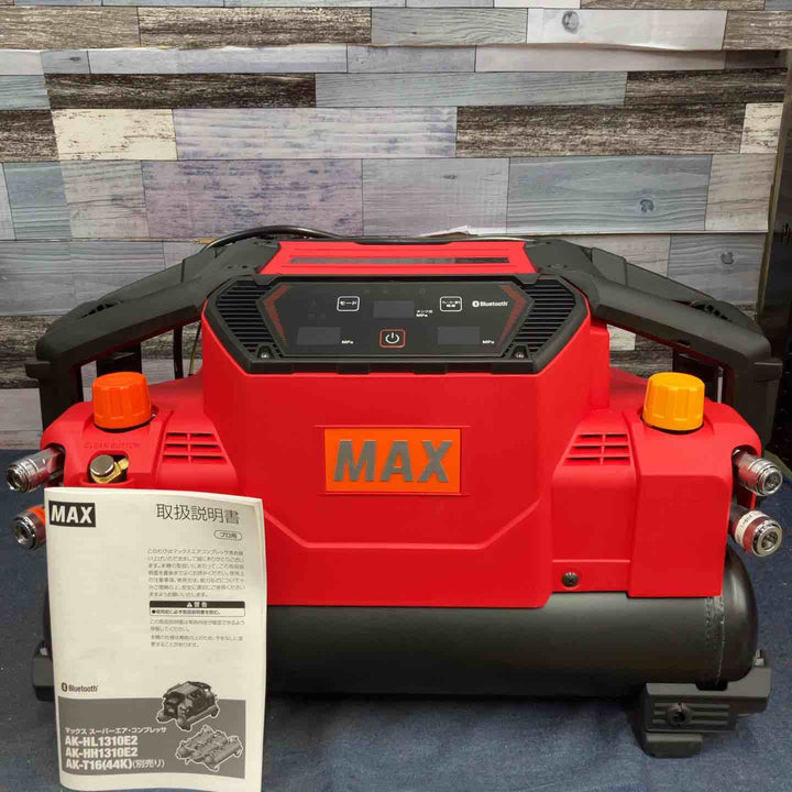 ★マックス(MAX) 高圧常圧兼用エアコンプレッサー AK-HL1310E2_レッド【八潮店】