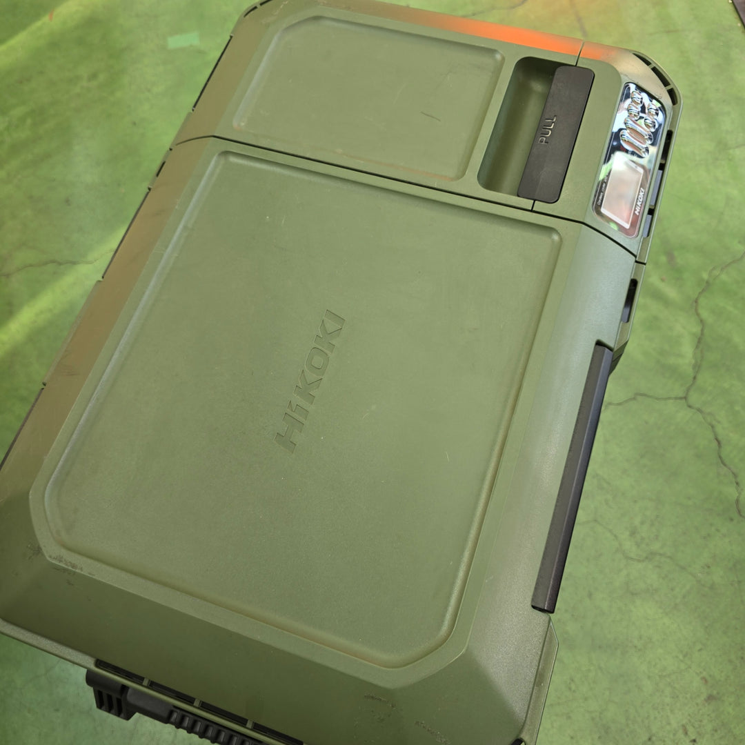 【中古品・ACアダプタ、マルチボルト付属！】ハイコーキ(HIKOKI ※旧:日立工機) コードレス冷温庫 UL18DC(WMG)【桶川店】