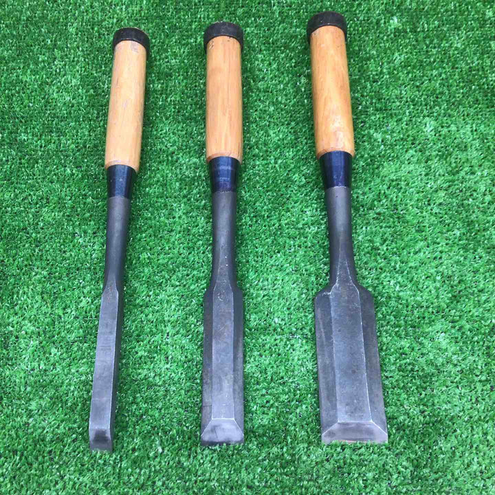 【中古・現状品】 正道 銘 鑿 のみ ＊3本組 【鴻巣店】